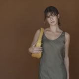 Bow in tan