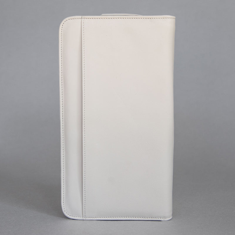 Travel Wallet in Creme, back photo