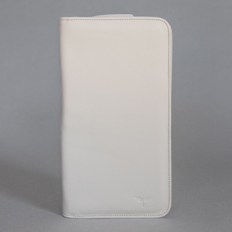 Travel Wallet in Creme, front photo