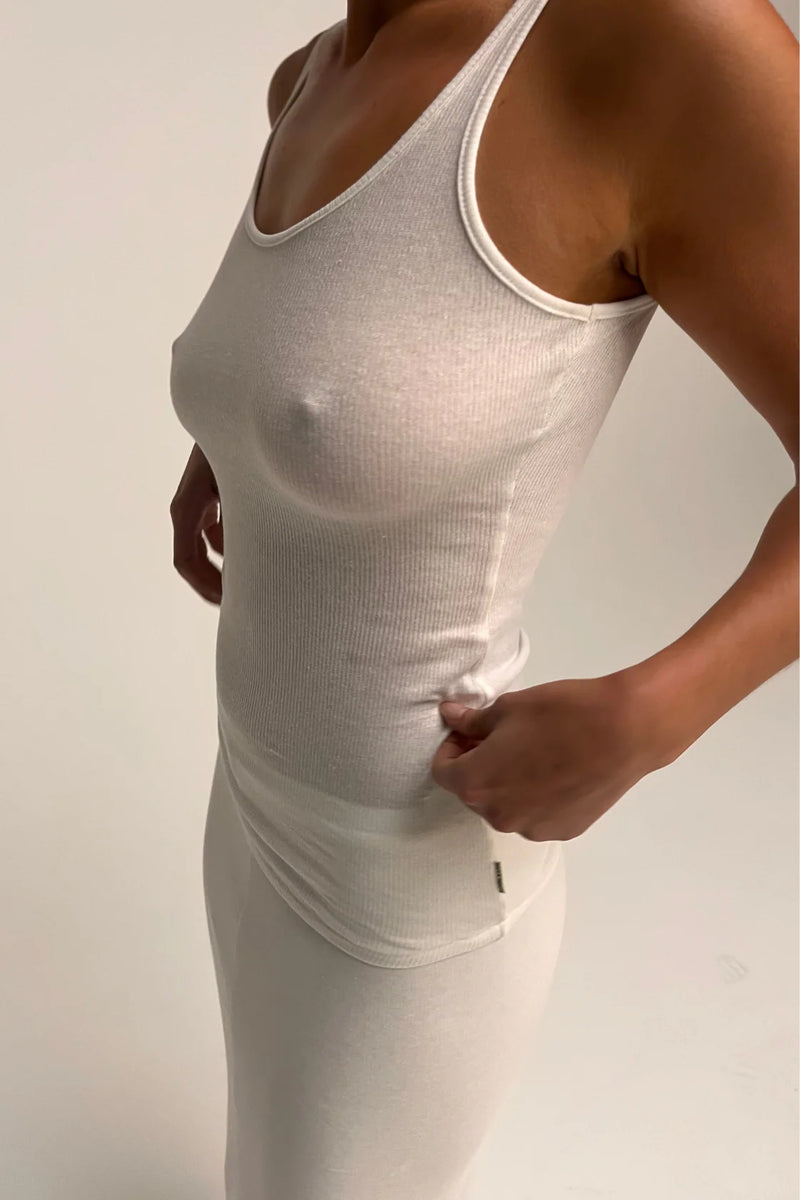 Rib Hemp Jersey Tank