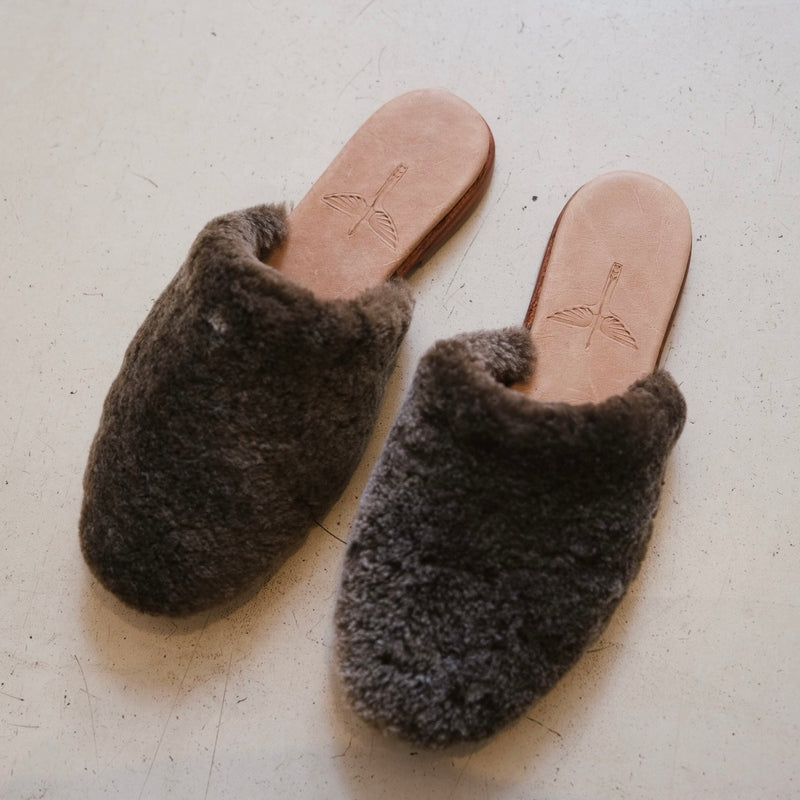 Catalina Shearling Mules