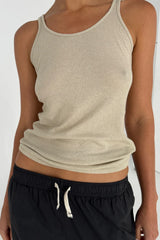 Rib Hemp Jersey Tank