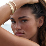 HIE PIKAKE HUGGIE EARRINGS