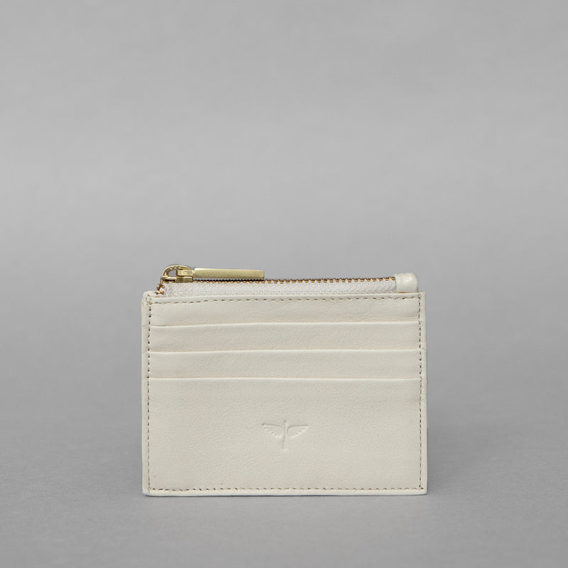 Card case in Creme leather