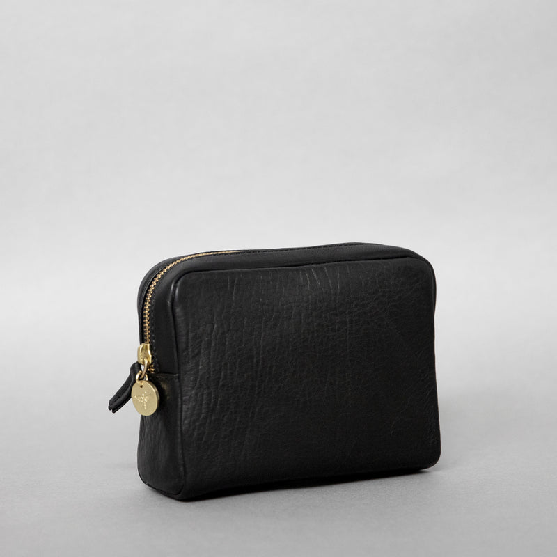 Coco pouch in Black leather