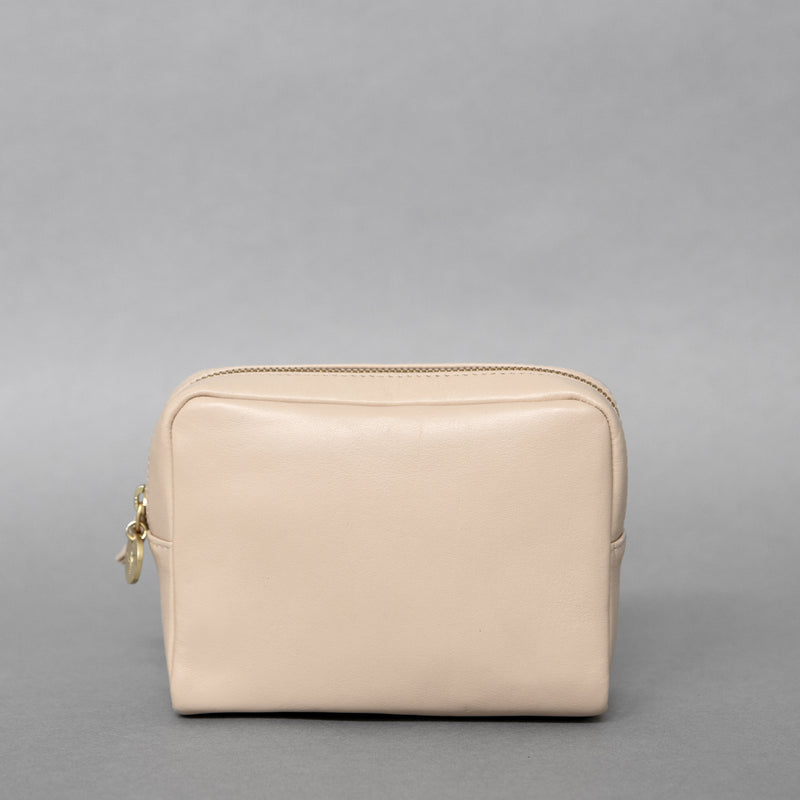 Coco pouch in Blush leather