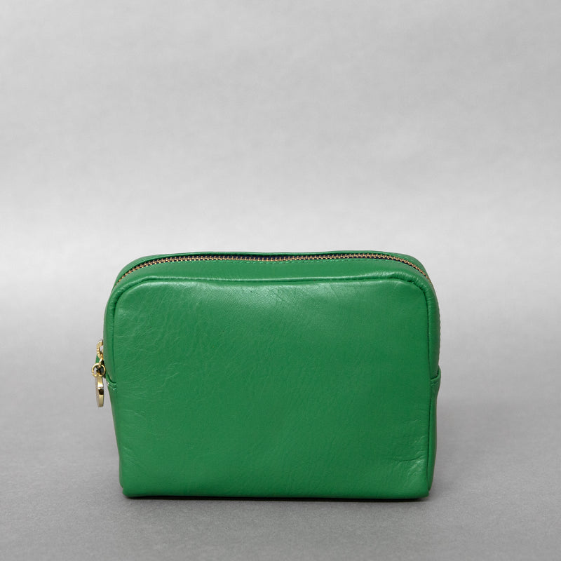Coco pouch in Verde leather