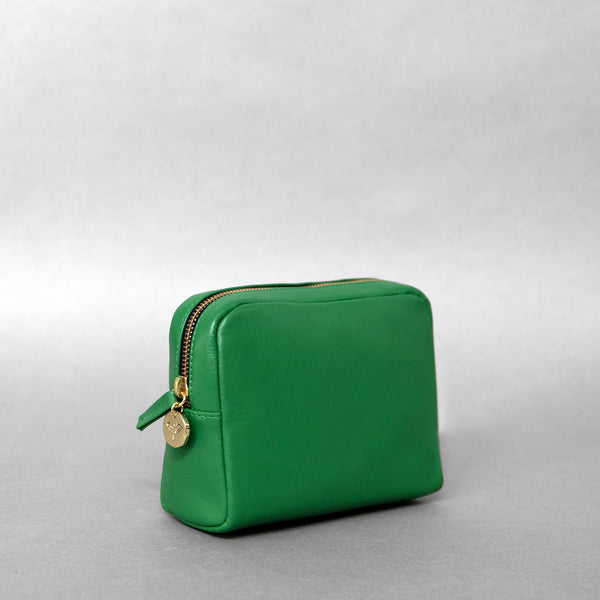 Coco pouch in Verde leather