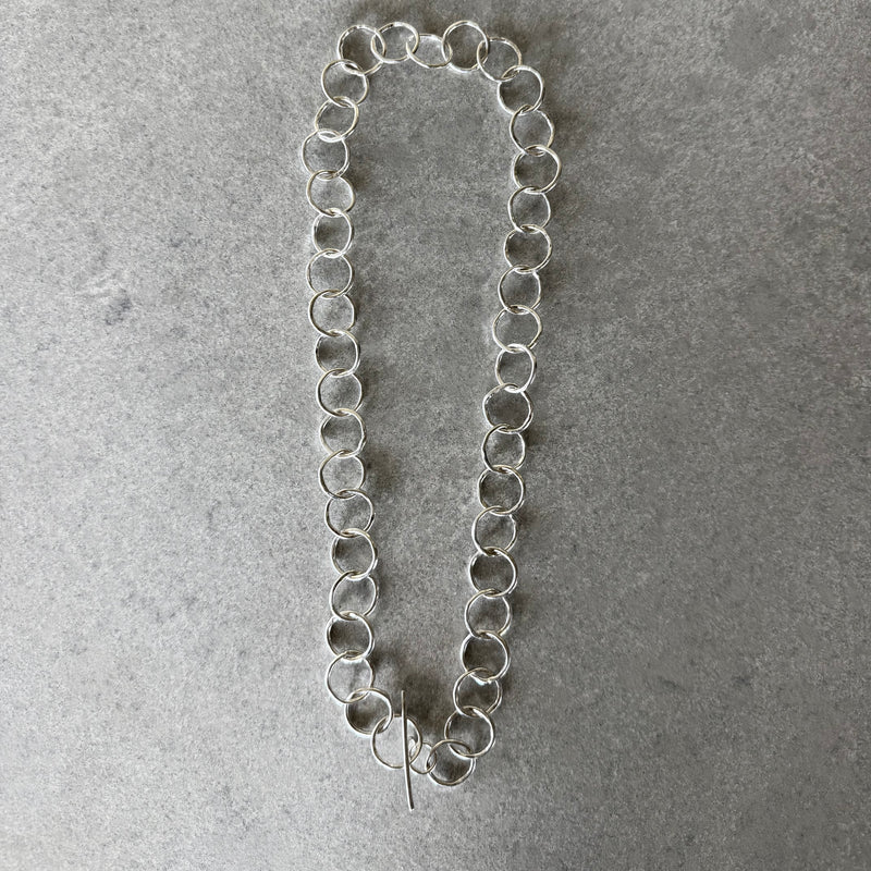 Silver chain necklace