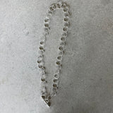 Silver chain necklace