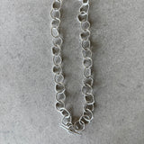 Silver chain necklace