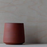 Red Stoneware Cup