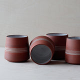 Red Stoneware Cup