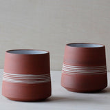Red Stoneware Cup