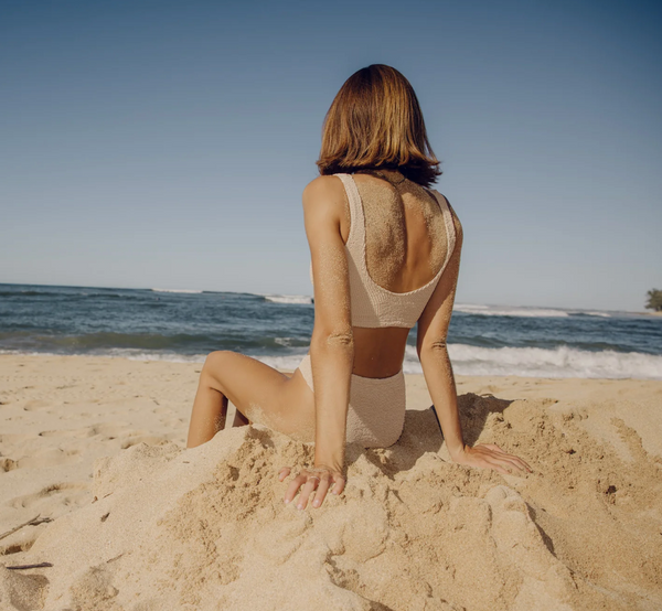 Ripple bikini top - Milkweed