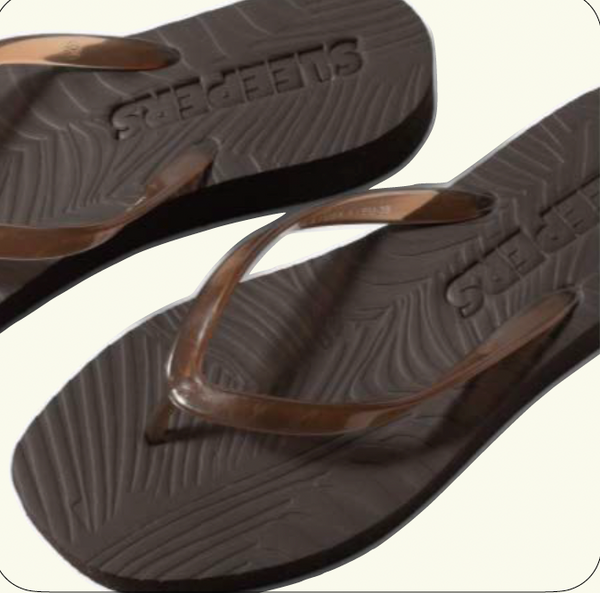 Sleepers Transparent Tapered Platform Flip Flop