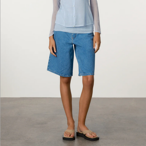 Recycled Denim Walk Shorts