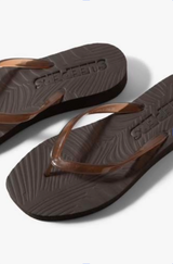 Sleepers Transparent Tapered Platform Flip Flop