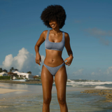 Ripple bikini bottom  |  One Size