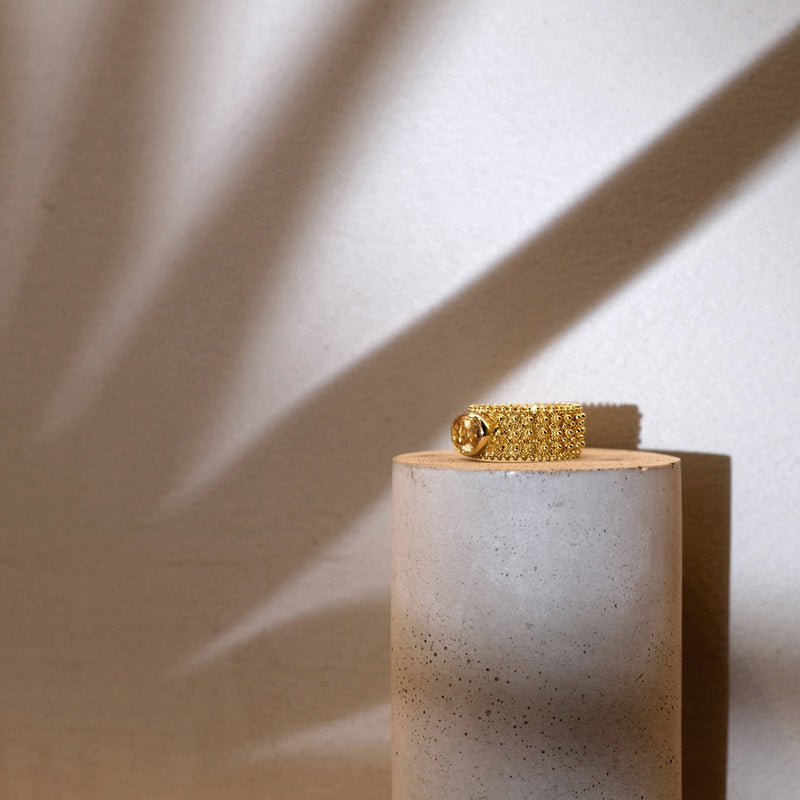 Grande Amore Topaz Ring by Solo Oro
