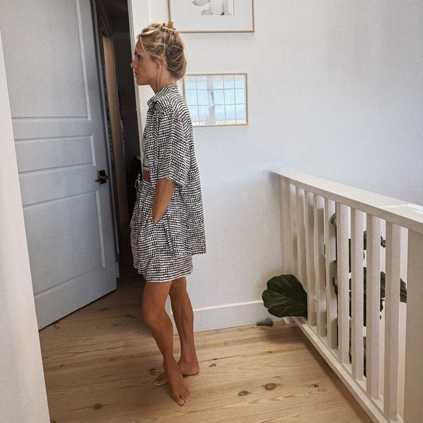 Spot Tencel Shirt
