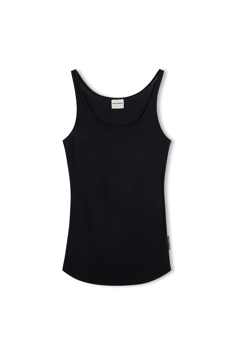 Rib Hemp Jersey Tank