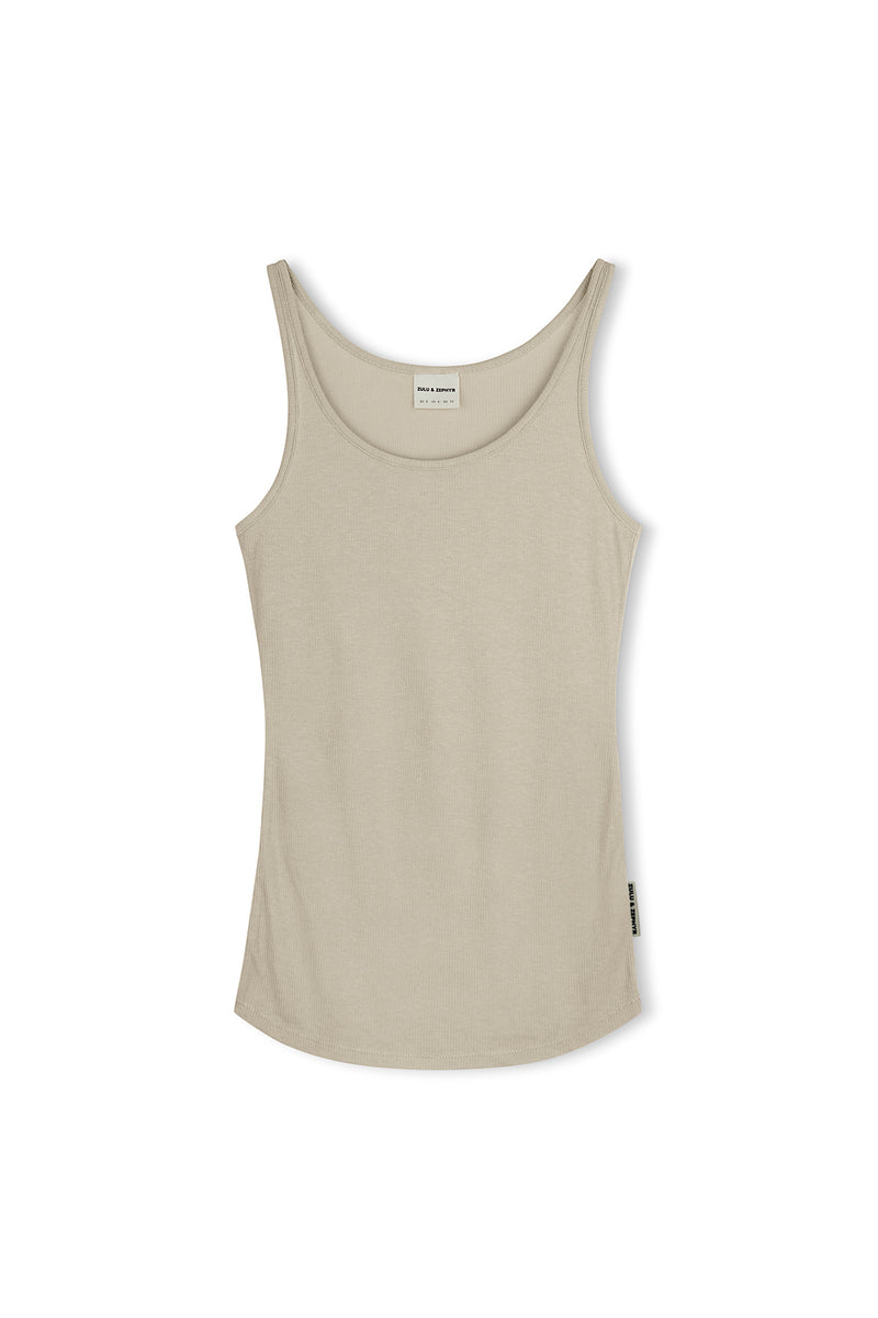 Rib Hemp Jersey Tank