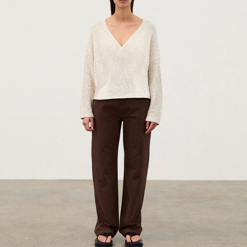 Cocoa Mid Rise Recycled Denim Jean