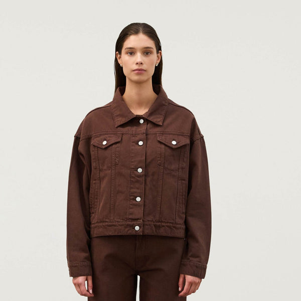 Cocoa Recycled Denim Jacket