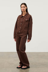 Cocoa Recycled Denim Jacket