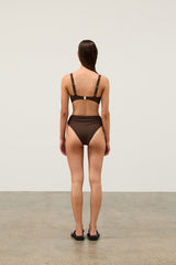 Cocoa Textured Balconette