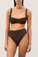Cocoa Textured Balconette