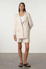 Husk Relaxed Tailored Twill Blazer