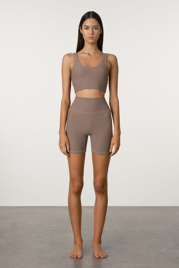 Carob Waffle 7 Inch Bike Short