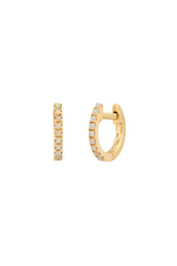 Mini Birthstone Huggies (pair)
