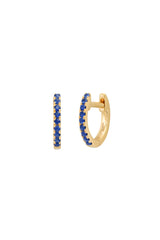 Mini Birthstone Huggies (pair)