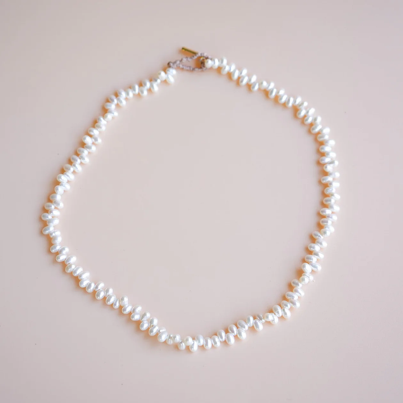 16" Funky Freshwater Necklace
