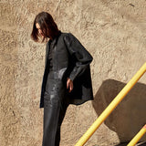 Okuda jacket Black Lacquer