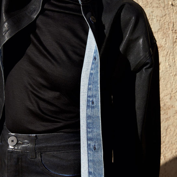 Okuda jacket Black Lacquer