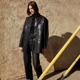 Okuda jacket Black Lacquer