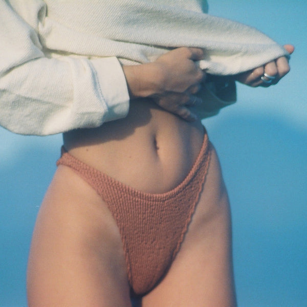 Ripple bikini bottom  |  One Size