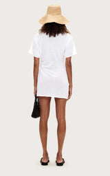 White T-Shirt Knit Dress