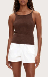 White Recycled Denim Shorts