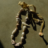 Shell and pearl necklace