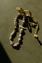 Shell and pearl necklace