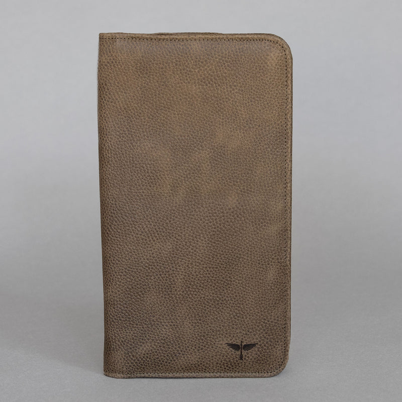 Travel wallet in Military, front photo